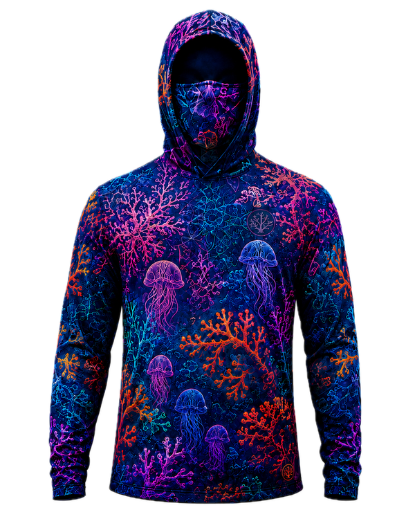 Electric Reef Hooded Shirt