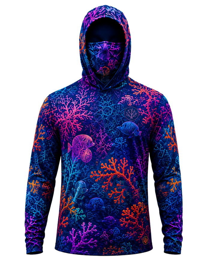 Electric Reef Hooded Shirt