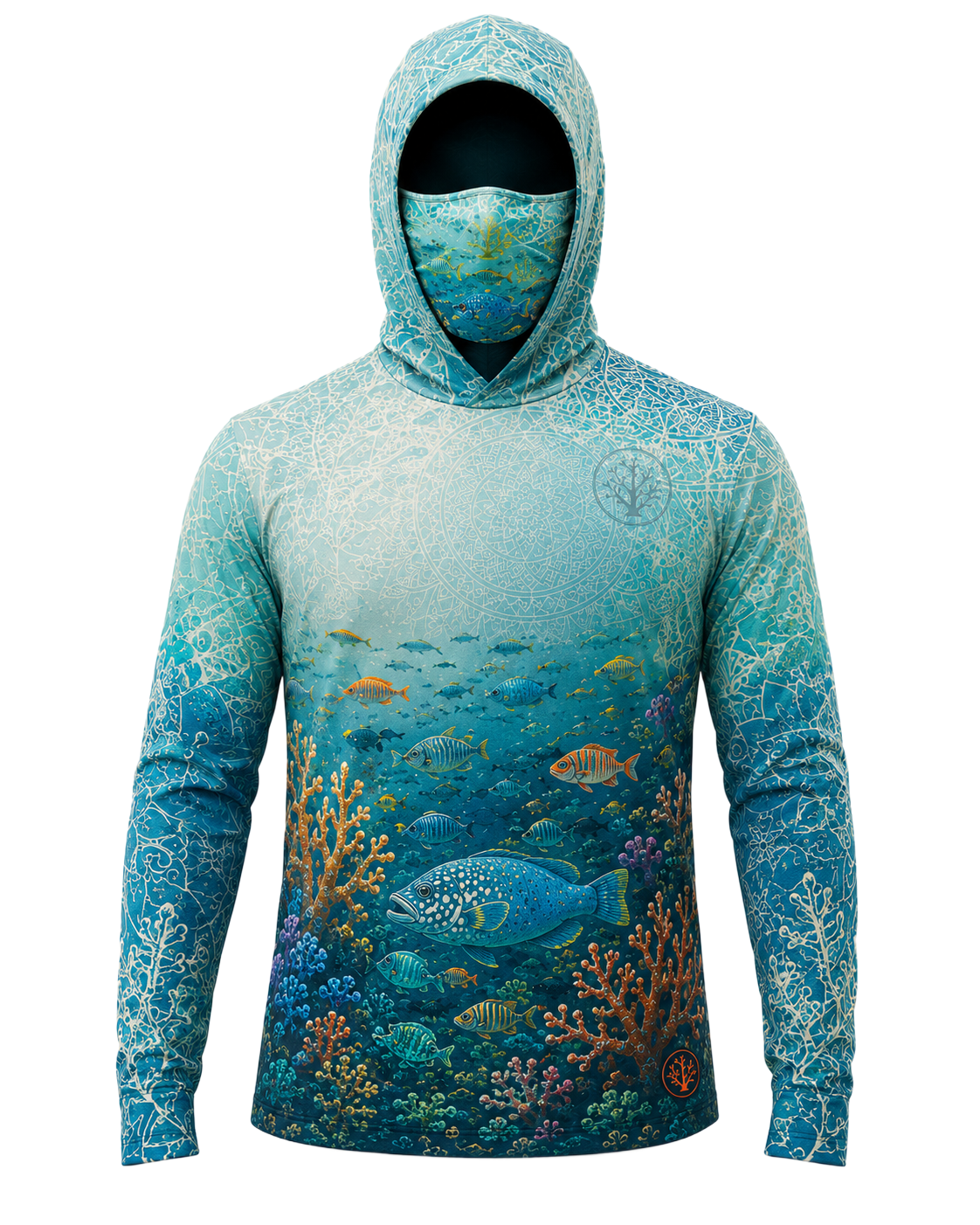 Ribbon Reef Hooded Shirt