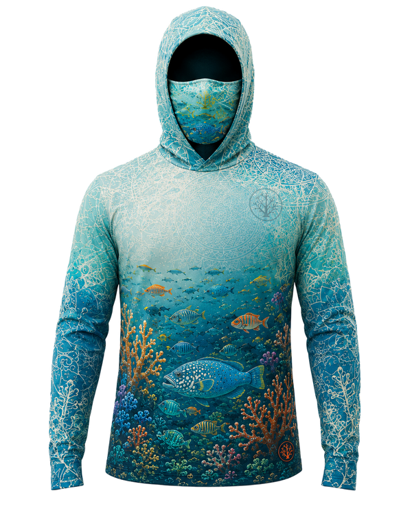 Ribbon Reef Hooded Shirt